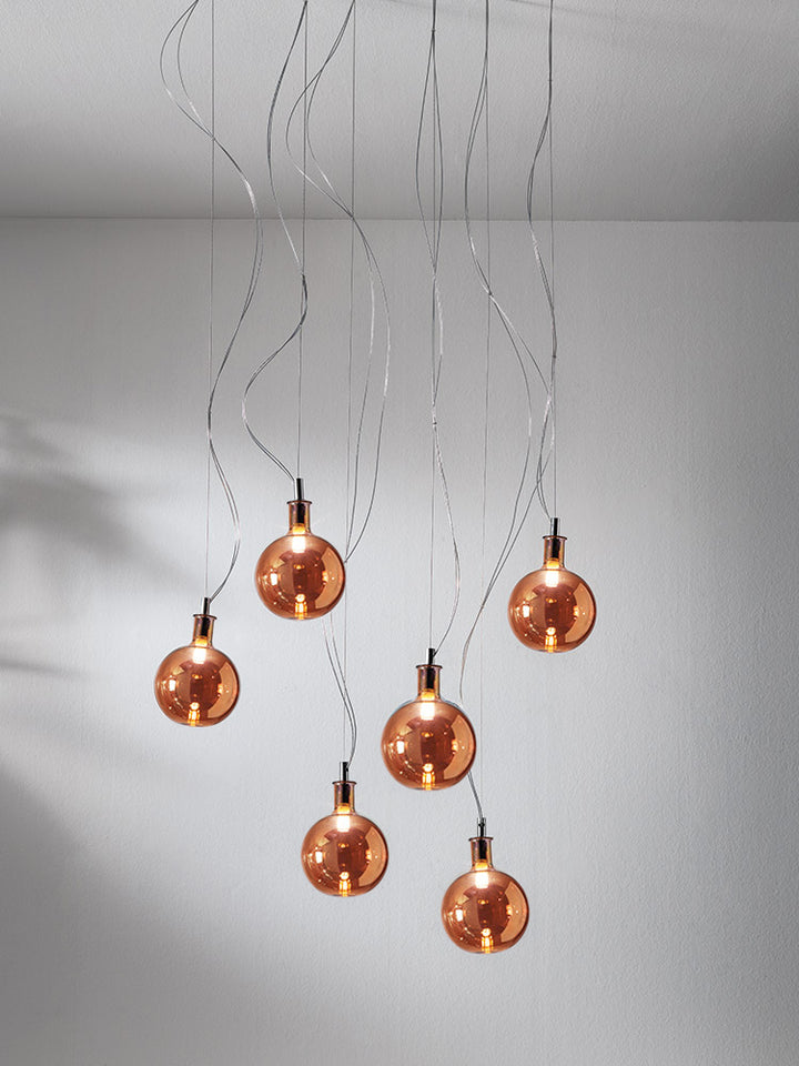 Palla Pendant - Ruby Red