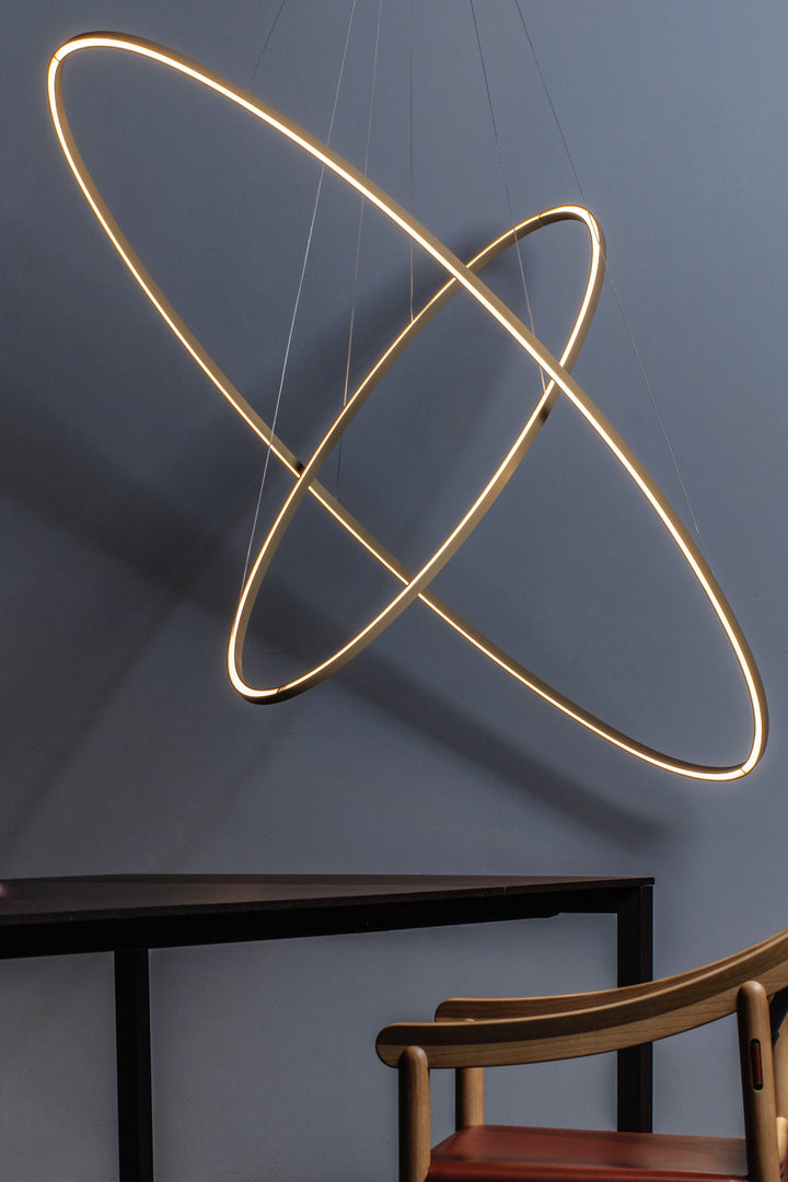 Ellisse Pendant Double