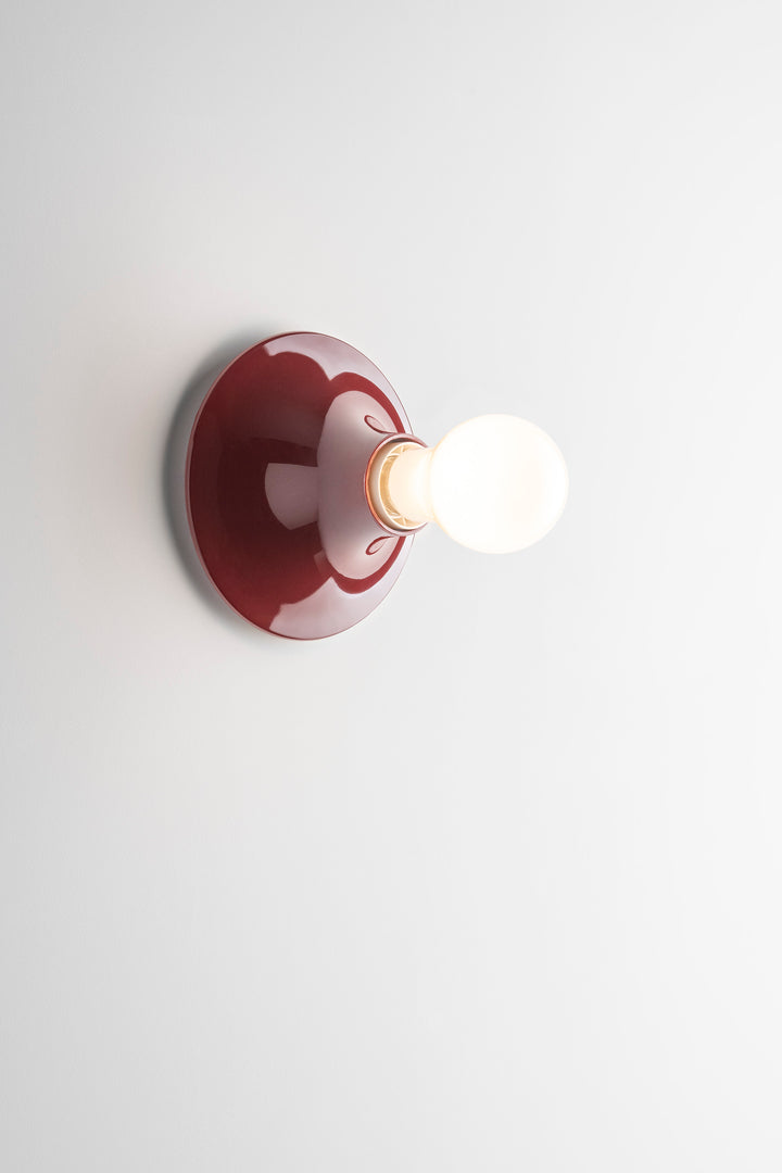 Teti Ceiling / Wall Lamp - Ruby Red Collection