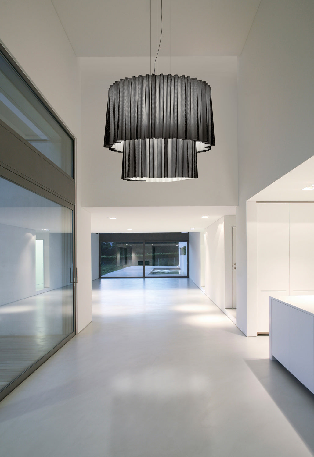 Two tiered Axo Light Skirt 150 |Large Italian designer suspended light —  italian-lighting-centre