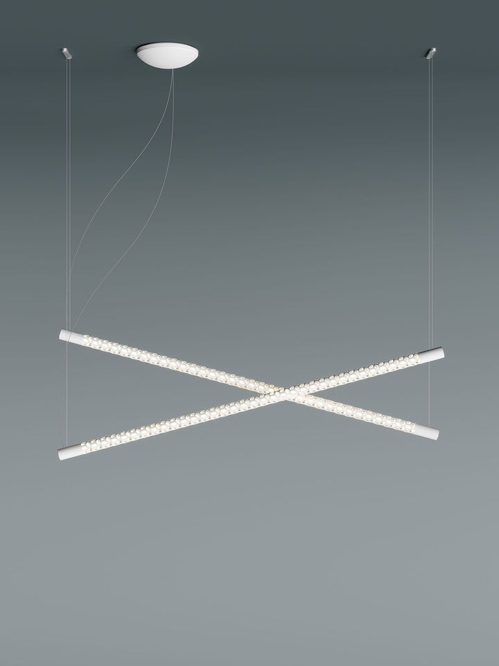Squiggle Double Linear Pendant